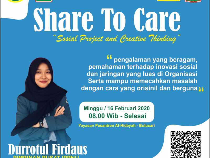 SHARE TO CARE BERSAMA PIMPINAN PUSAT&nbsp;IPPNU